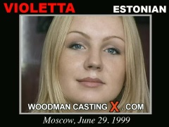 Download Violetta casting video files. Pierre Woodman undress Violetta, a Estonian girl. 