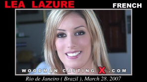 Look at Lea Lazure getting her porn audition. Erotic meeting between Pierre Woodman and Lea Lazure, a French girl. 